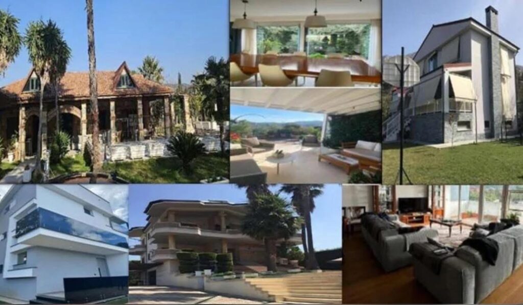 Pamjet brenda vilave të të korruptuarve Jamarbër Malltezi, Monika-Meta dhe Ahmetaj, pasuri të sekuestruara nga SPAK, luks me para të pista